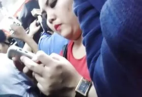 肛黑堤坝印度尼西亚的女孩羽流在亚洲猫DC